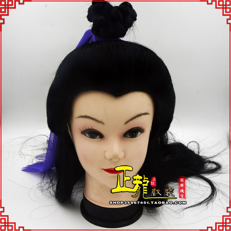 贵池小生头套董永头套古装假发青年头套