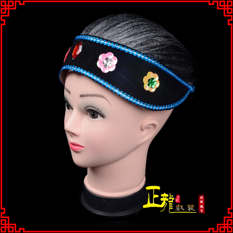 贵池老旦媒婆穷老太婆假发套 老旦头套