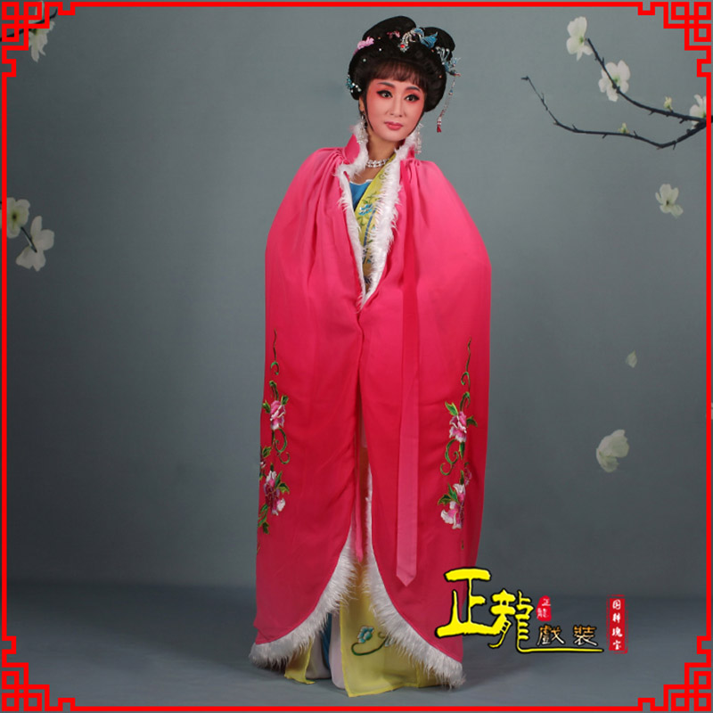 贵池小花旦绣花斗篷 花旦披风