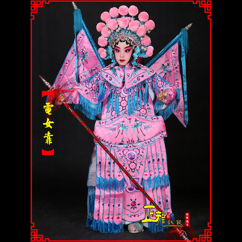 贵池京剧戏曲演出服装穆桂英挂帅 电女靠