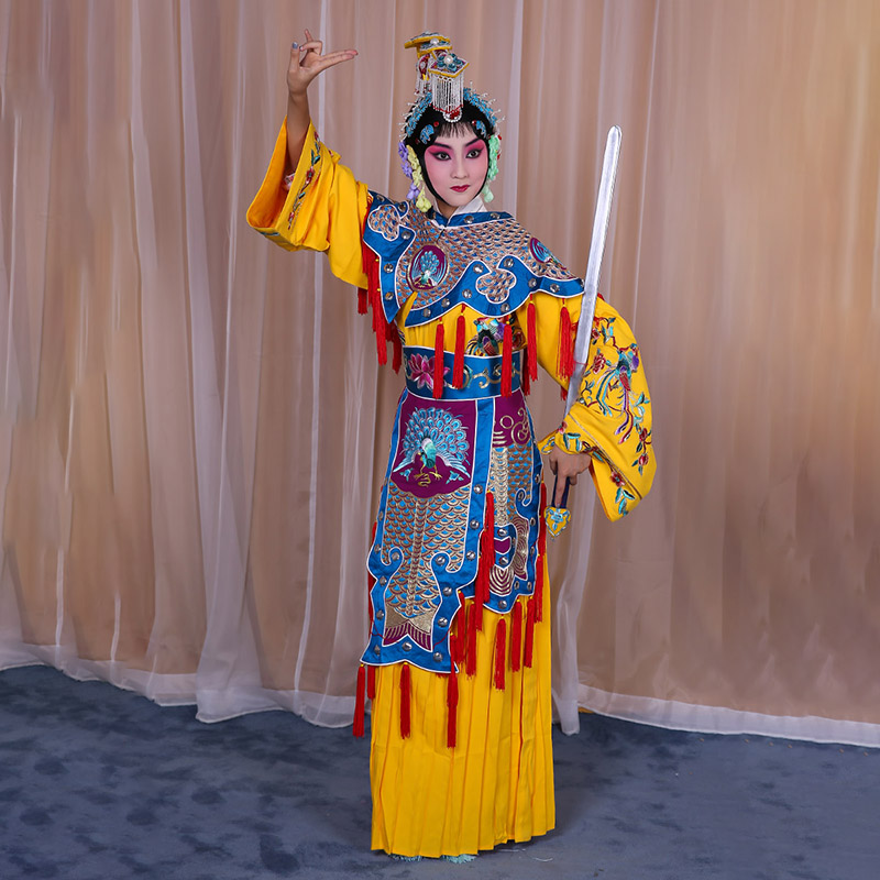 贵池霸王别姬虞姬服 软绉别姬服