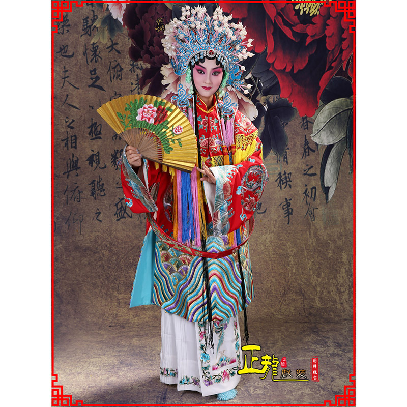 贵池凤袍杨贵妃贵妃醉酒 软绉团凤女蟒